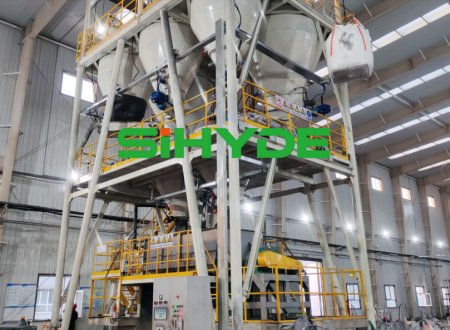 倉粉粒體化工行業(yè)自動化配料線